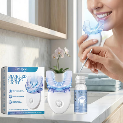 Home Tooth Repair And Whitening Kit With Blue LED Light