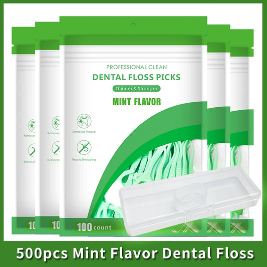 Mint Dental Floss Picks – Ultrathin PE Tooth Flossers