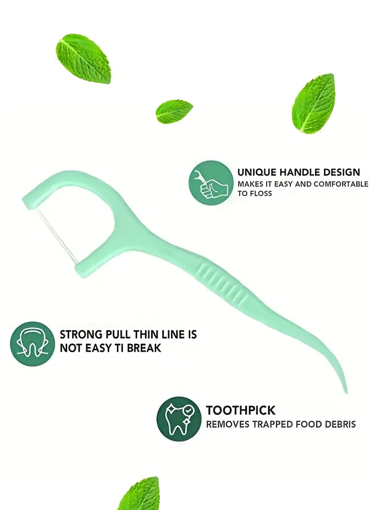 Mint Dental Floss Picks – Ultrathin PE Tooth Flossers