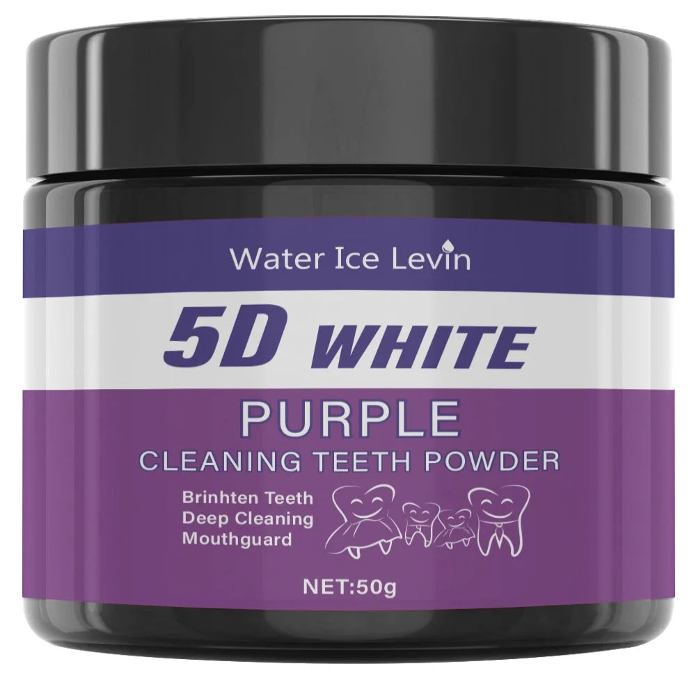Purple Teeth Whitening Powder – Deep Clean & Fresh Breath