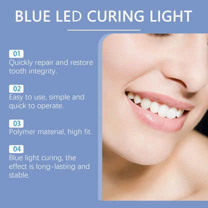 Home Tooth Repair And Whitening Kit With Blue LED Light